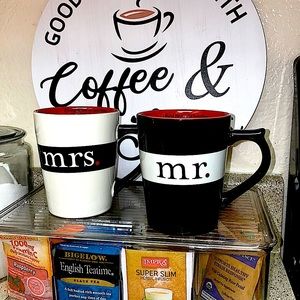 Mr. & Mrs. Matching Coffee Mug Set